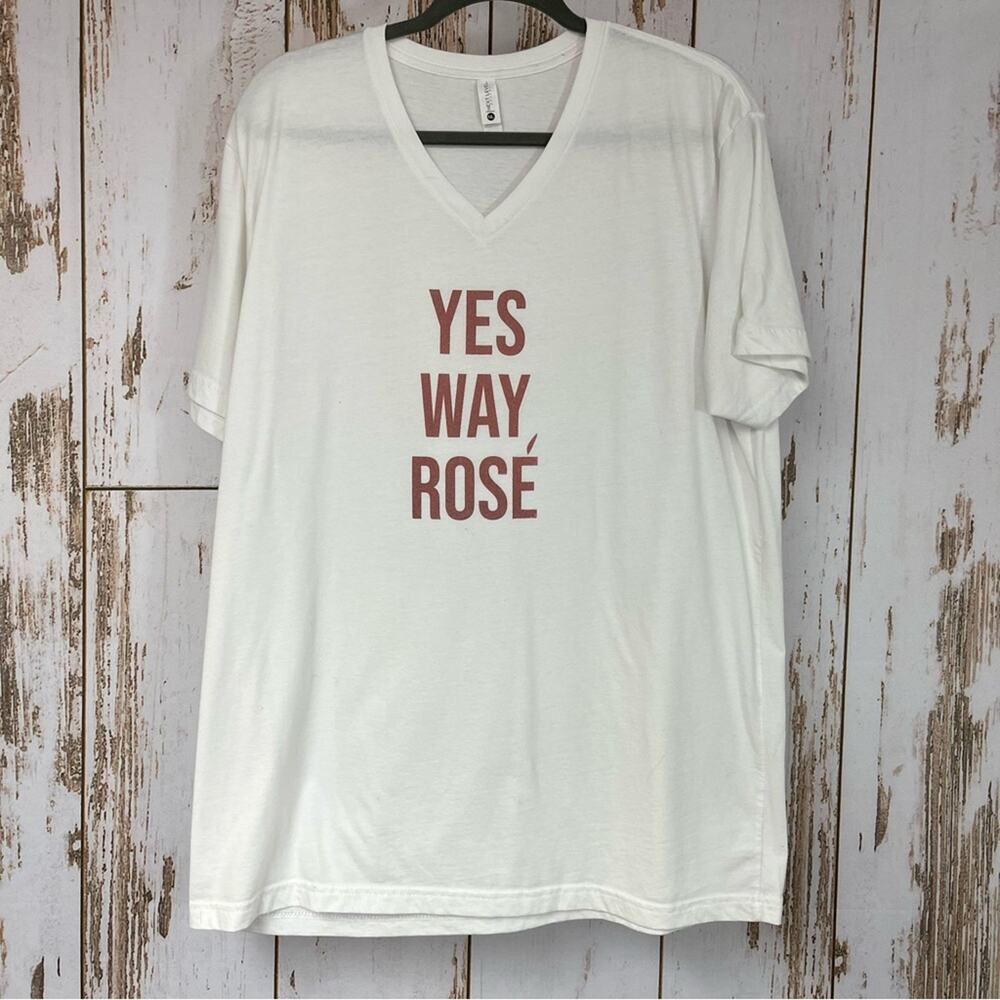 Next Level. Yes Way Rose' Shirt. Size XL. In good used condition!